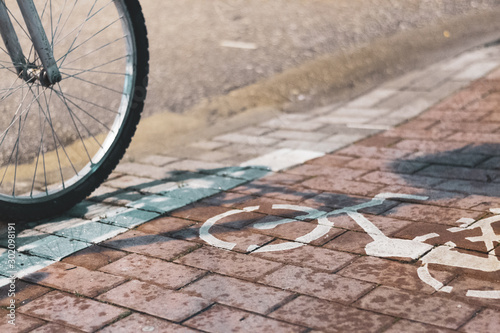 Bicycle Path in Komotini, Greece