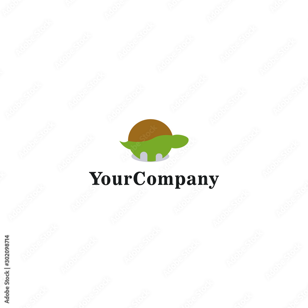 Turtle and tortoise logo illustration