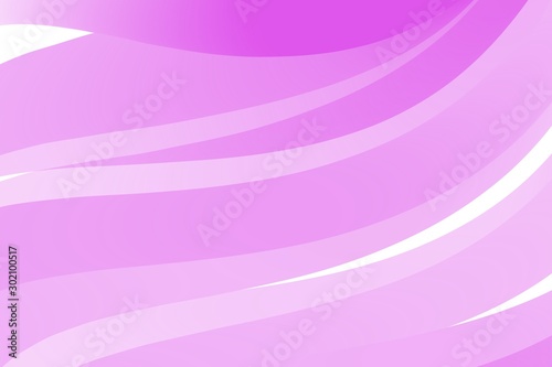 Violet curved line abstract on white background.