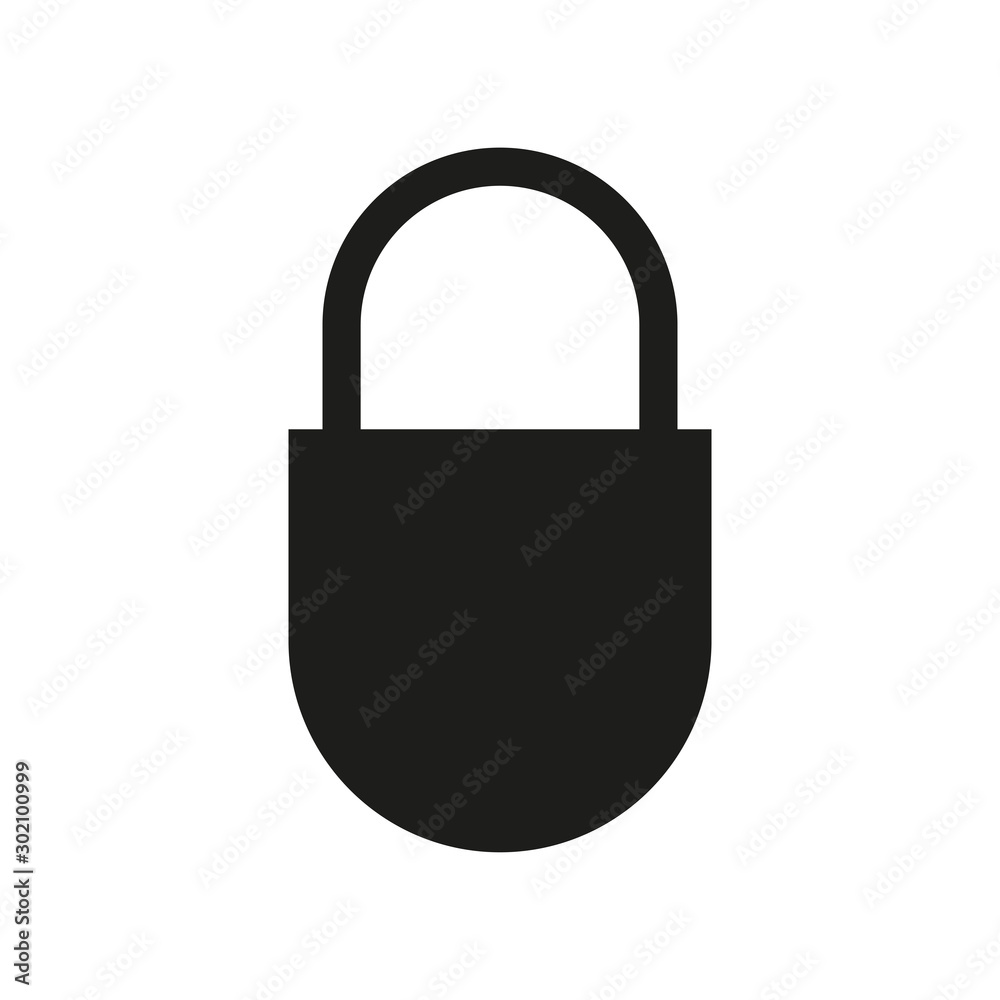 Padlock icon. Security concept. Vector illustration. Padlock icon. Security concept. Vector illustration.