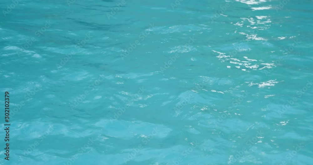 Swimming pool water wave in blue Swimming pool water wave in blue
