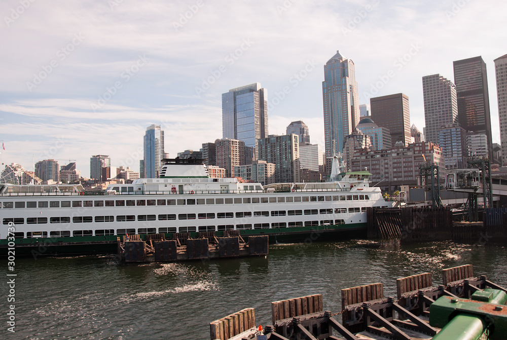 Seattle Waterfront Skyline