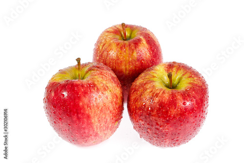 red apple isolated