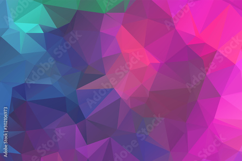 Light purple vector polygon abstract backdrop. Polygonal with gradient. Texture pattern for your backgrounds