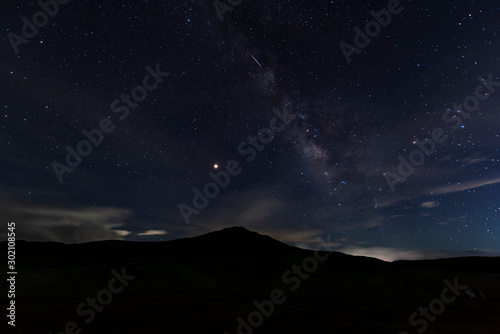 阿蘇草千里ヶ浜の星空