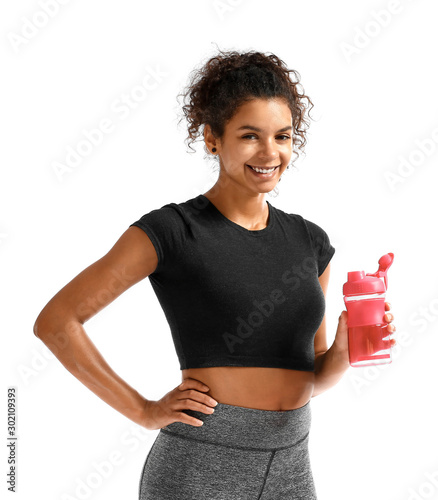 Sporty African-American wom...