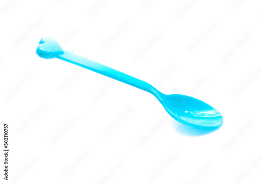 plastic fork, spoon isolated on white backgruond plastic fork, spoon isolated on white backgruond