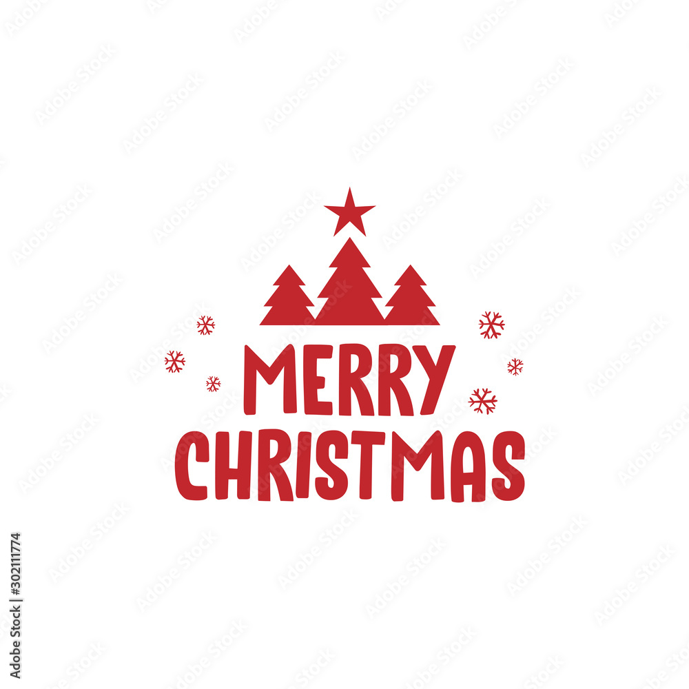 Merry christmas greeting card with tree. Xmas design. Merry christmas greeting card with tree. Xmas design.