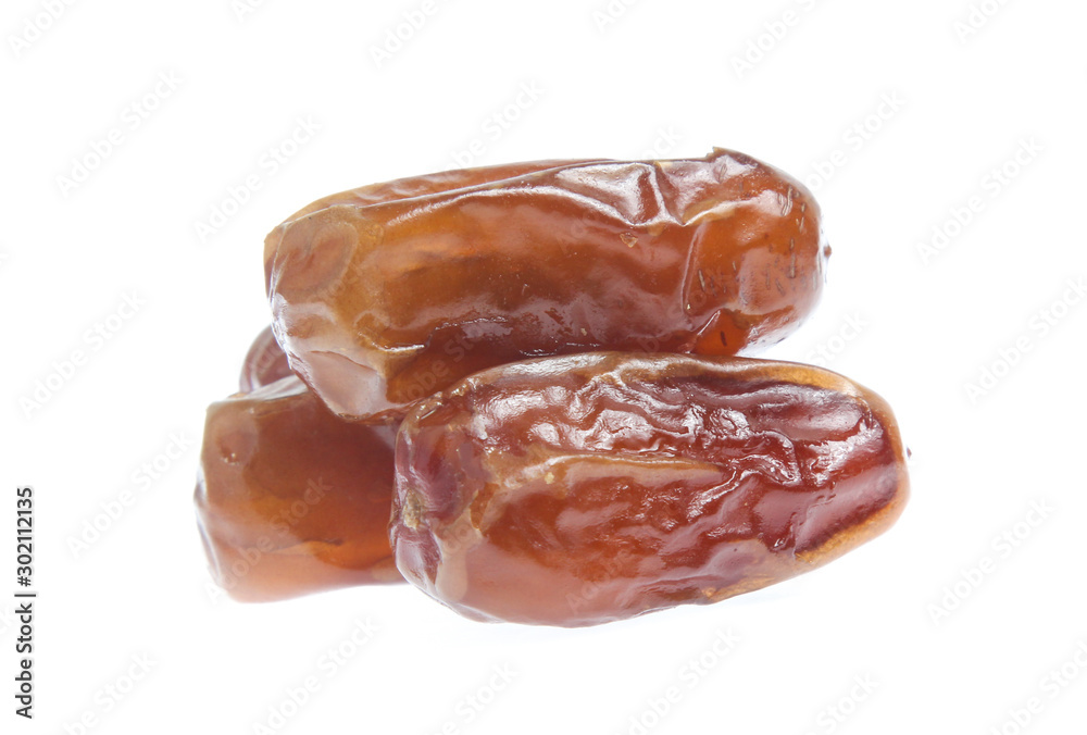 Dates palm isolated on white background Dates palm isolated on white background