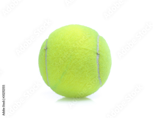 Tennis Ball with white background © Poramet