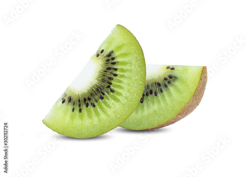 kiwi fruit  isolated on white background