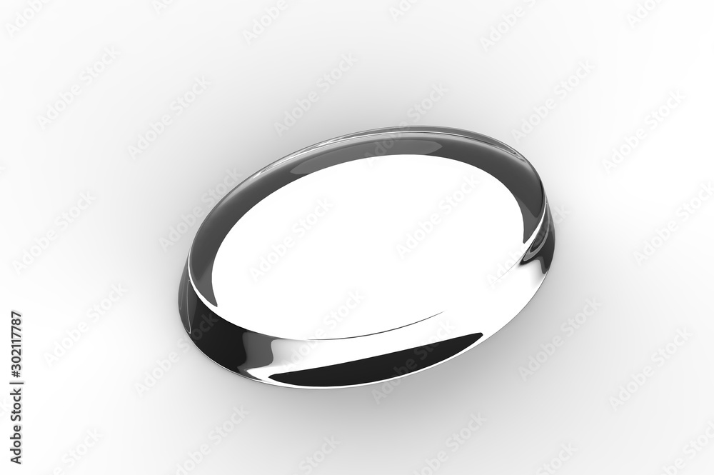 Blank paper weight for branding and promotion. 3d render illustration. Blank paper weight for branding and promotion. 3d render illustration.