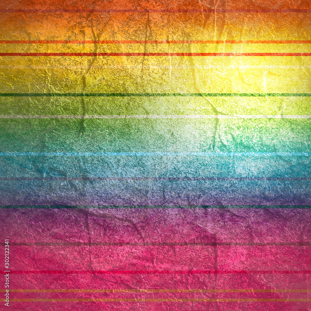 Geometry abstract background with stripes. Various horizontal lines. Gradient paint. Grunge texture