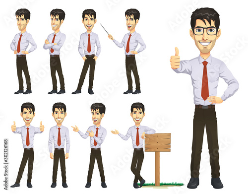 Businessman Character Set