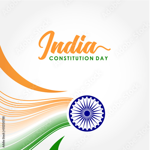 Constitution Day Of India Vector Design Template