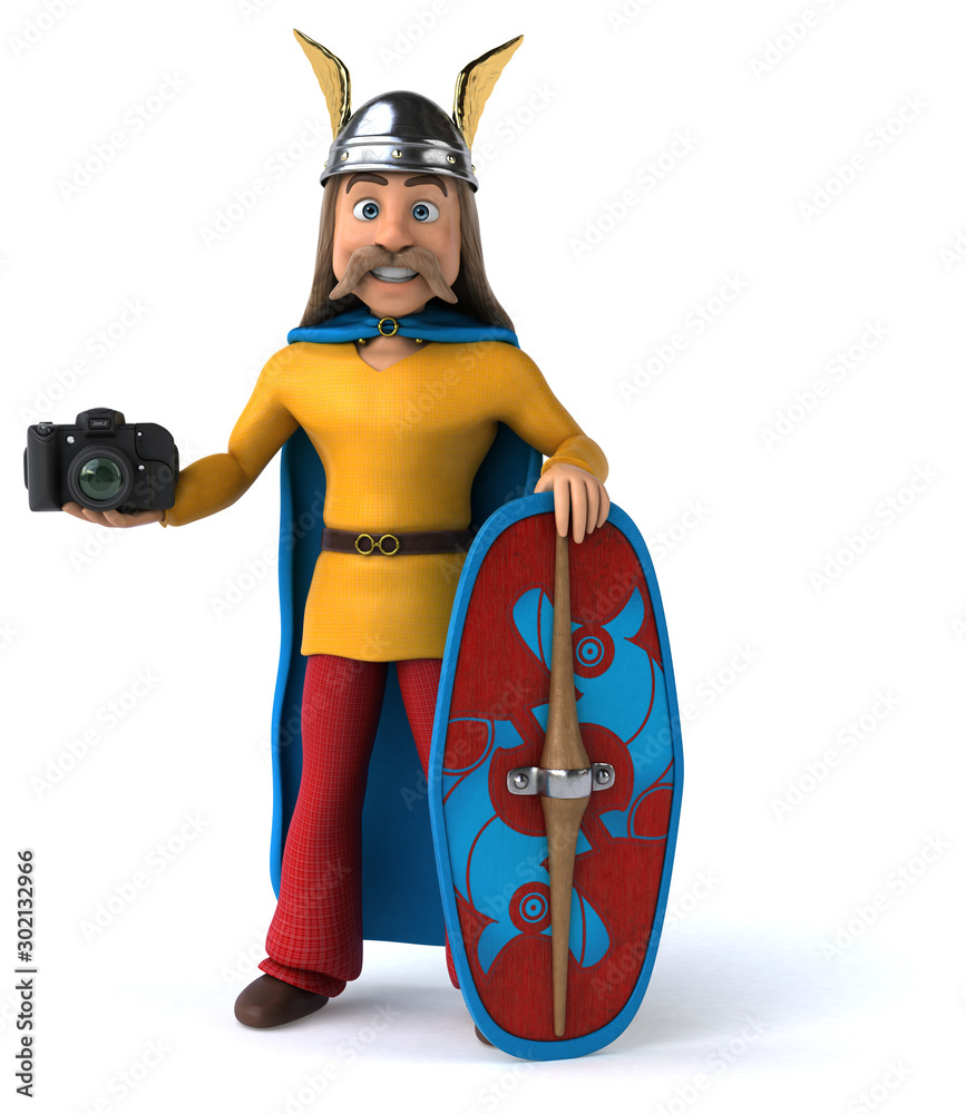 Fun gaulois - 3D Illustration