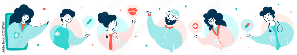 Referral program, business partners attraction flat vector illustration Referral program, business partners attraction flat vector illustration