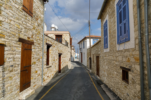 Traditional houses in Skarinou village, Cyprus © castenoid
