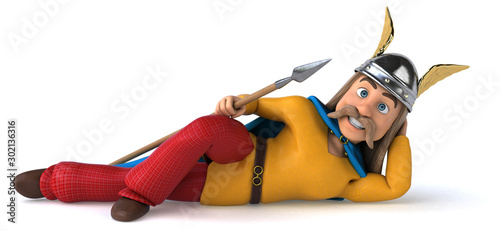 Fun gaulois - 3D Illustration