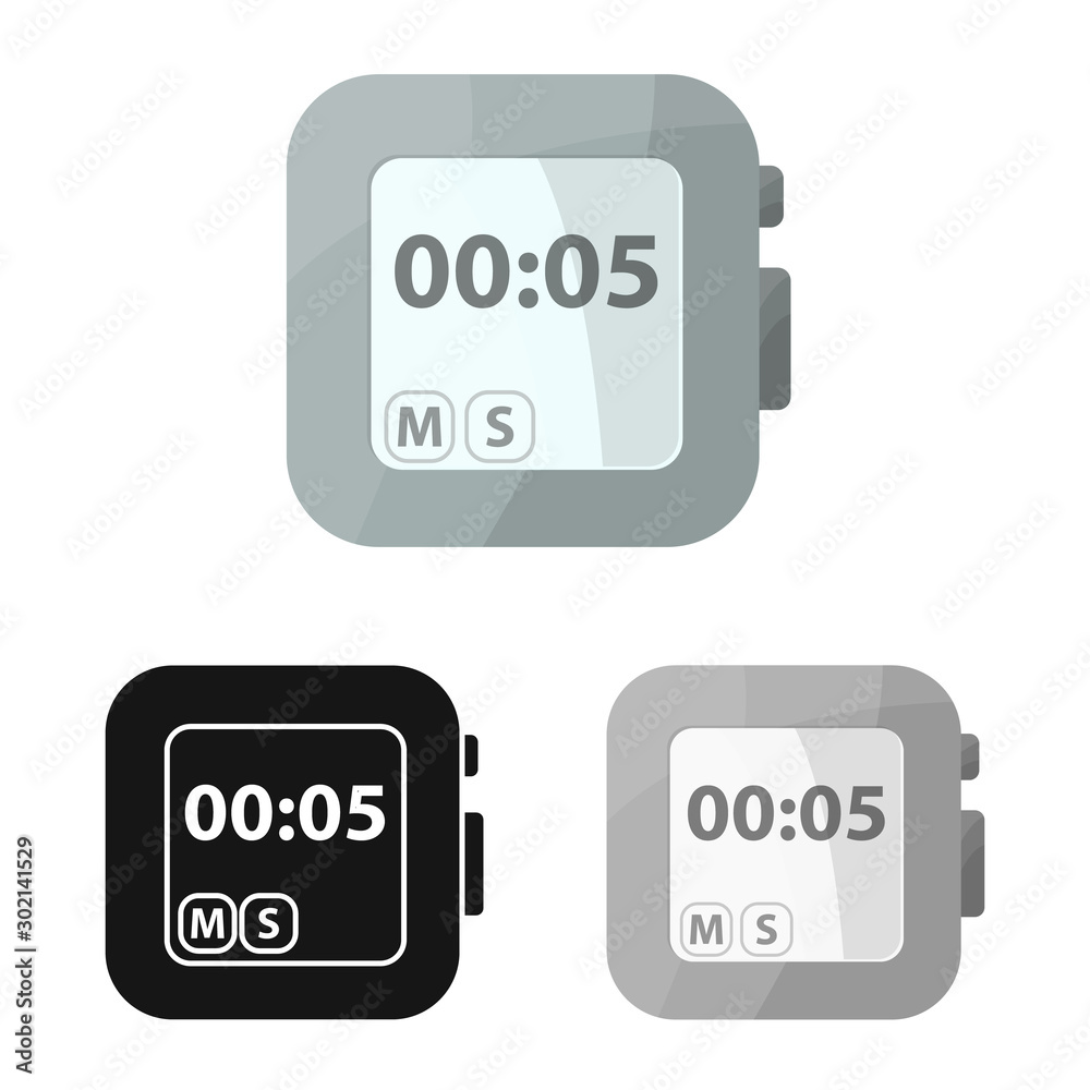Vector design of stopwatch and clock icon. Graphic of stopwatch and tool stock vector illustration. Vector design of stopwatch and clock icon. Graphic of stopwatch and tool stock vector illustration.