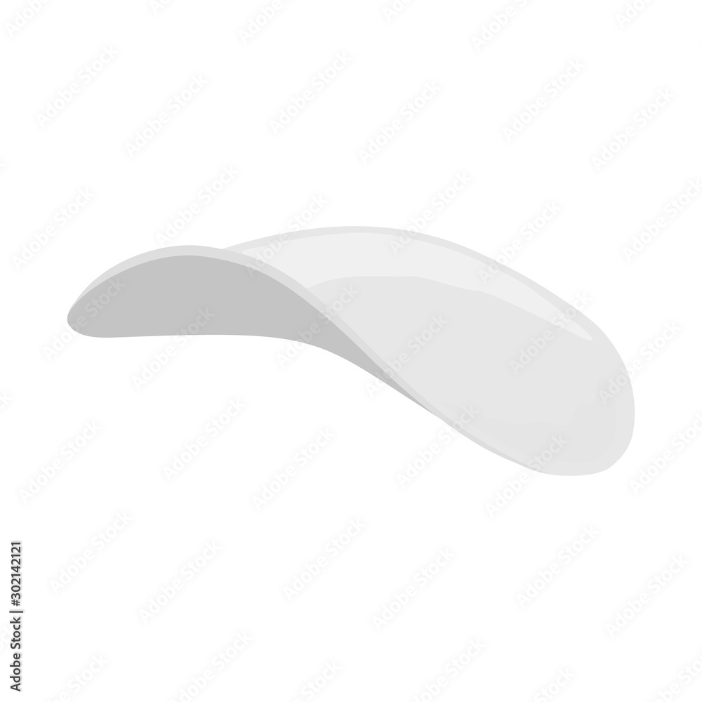 Isolated object of chip and slice sign. Web element of chip and food vector icon for stock. Isolated object of chip and slice sign. Web element of chip and food vector icon for stock.