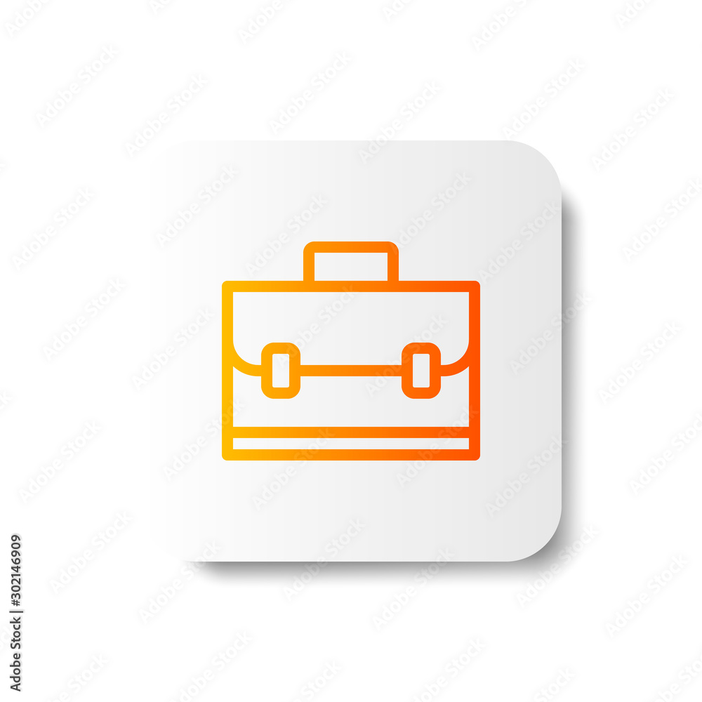 Gradient suitcase line / outline icon Gradient suitcase line / outline icon
