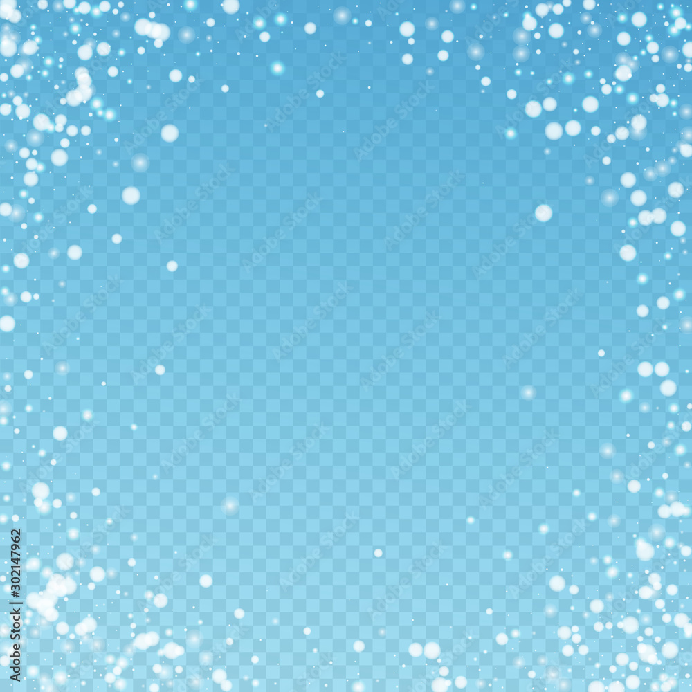 Beautiful falling snow Christmas background. Subtl Beautiful falling snow Christmas background. Subtl