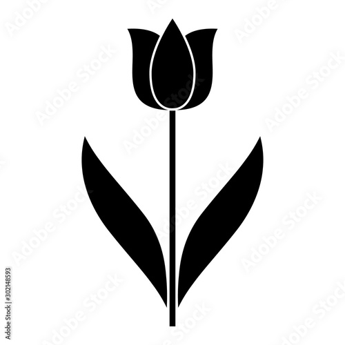Tulip Vector Icon Sign Icon Vector Illustration For Personal And Commercial Use