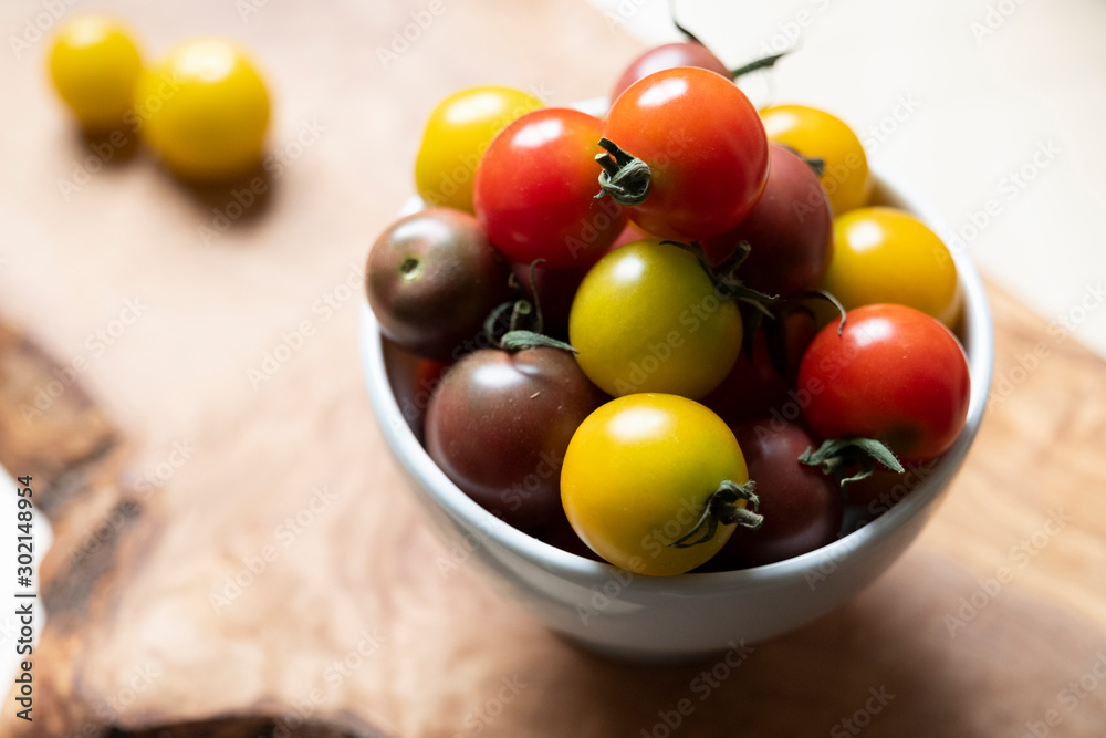 colored little tomatoes colored little tomatoes