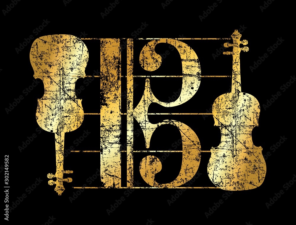 Alto Clef Violas (Vintage Gold)