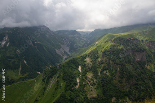 Mountain landscape view. Caucasus, Georgia © Olivia
