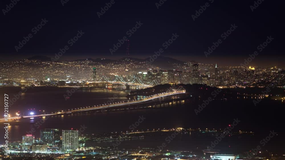 San Francisco Skyline from Berekely Hills Timelapse 4k San Francisco Skyline from Berekely Hills Timelapse 4k