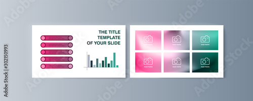 Set of brochures infographics for marketing the promotion goods and services on market