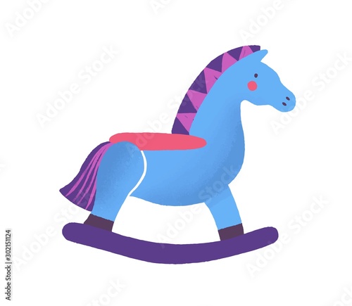 Baby toy flat vector illustration