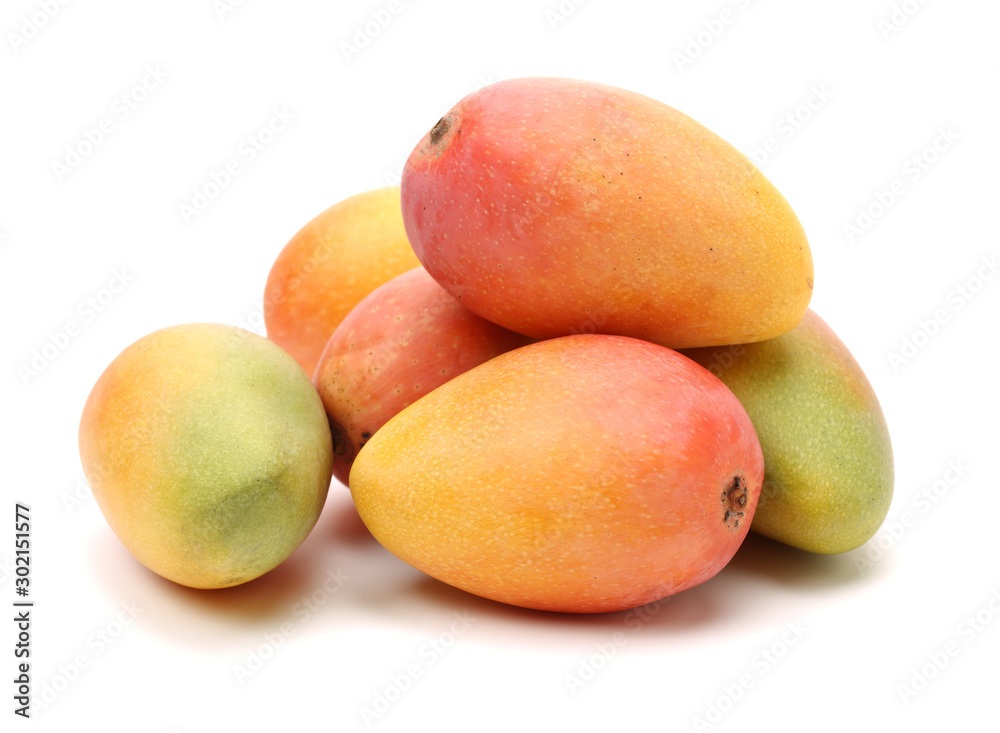 Mango on a white background Mango on a white background