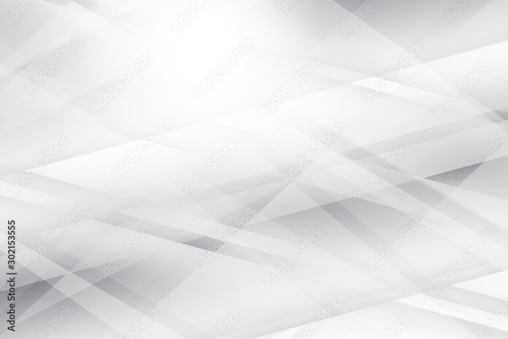 Obraz premium Abstract geometric white and gray color background. Vector, illustration.