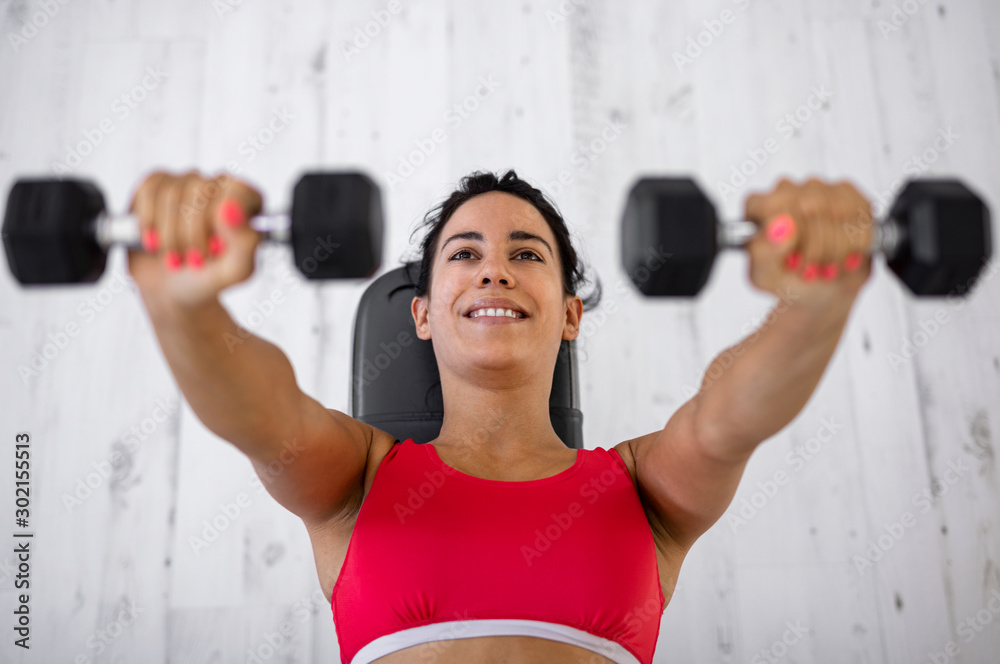 Beautiful attractive women are training in the gym Beautiful attractive women are training in the gym