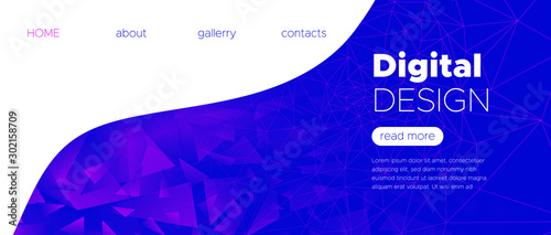 Geometric Mosaic Background. Neon Triangular 