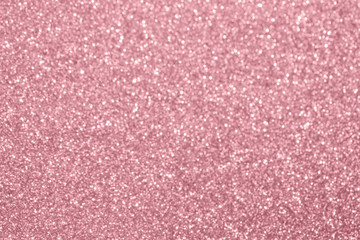 Abstract blur rose gold glitter sparkle defocused bokeh light background