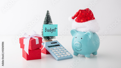 Christmas budget concept photo