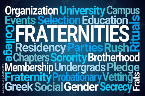 Fraternity Word Cloud photo