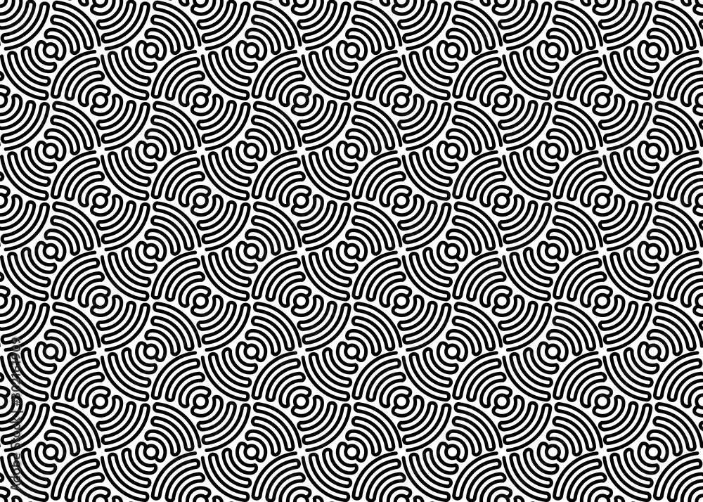 Abstract geometric pattern. A seamless vector background. White and black ornament. Graphic modern pattern. Simple lattice graphic design Abstract geometric pattern. A seamless vector background. White and black ornament. Graphic modern pattern. Simple lattice graphic design