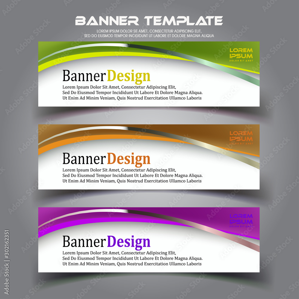Naklejka premium Banner background.business template.modern design