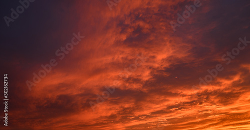 Dramatic sky. Sunset. Nature background. © Vladimir Arndt