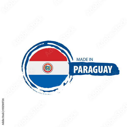 Paraguay flag, vector illustration on a white background Free Download Paraguay flag, vector illustration on a white background - GFXLoad