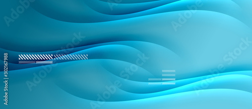 Trendy simple fluid color gradient abstract background with dynamic wave shadow line effect. Vector Illustration For Wallpaper, Banner, Background, Card, Book Illustration, landing page