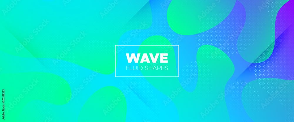 Light Abstract Background. Fluid Shapes. 3d Light Abstract Background. Fluid Shapes. 3d