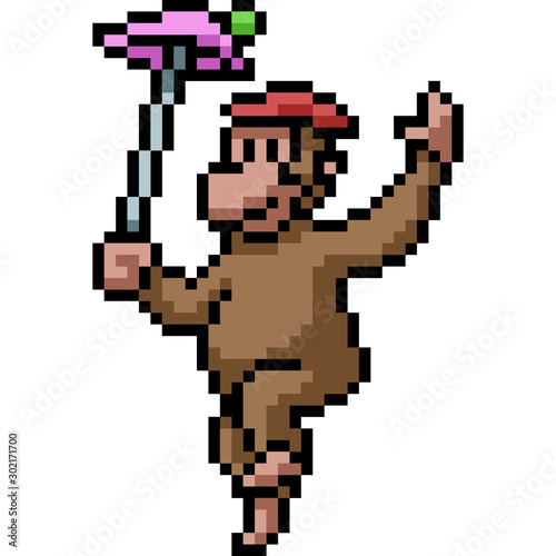 vector pixel art circus