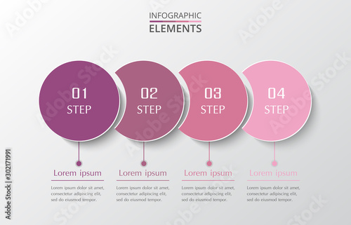 Vector infographic template