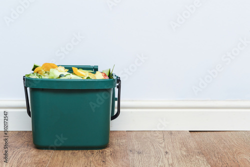 Food waste from domestic kitchen Responsible disposal of household food wastage in an environnmentally friendly way by recycling in compost bin at home